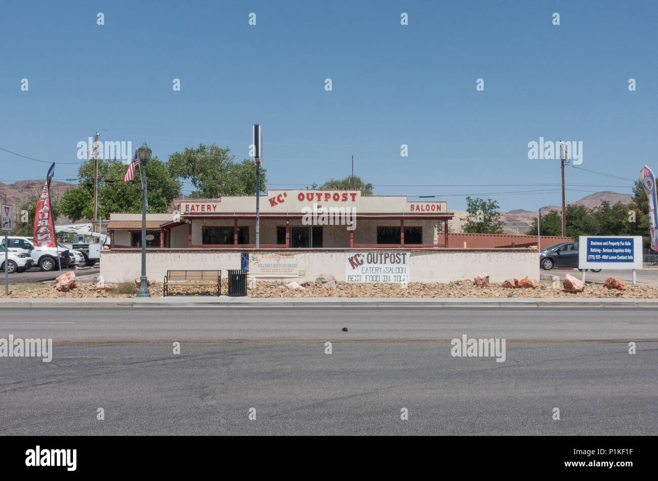 Small town of Beatty outside of Death Valley, Nevada, USA, June 2018