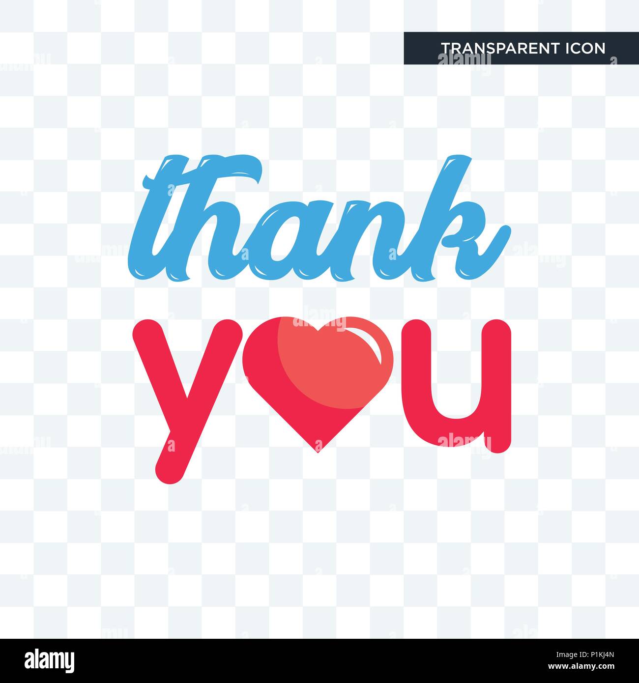 thank you vector icon isolated on transparent background, thank you logo  concept Stock Vector Image & Art - Alamy