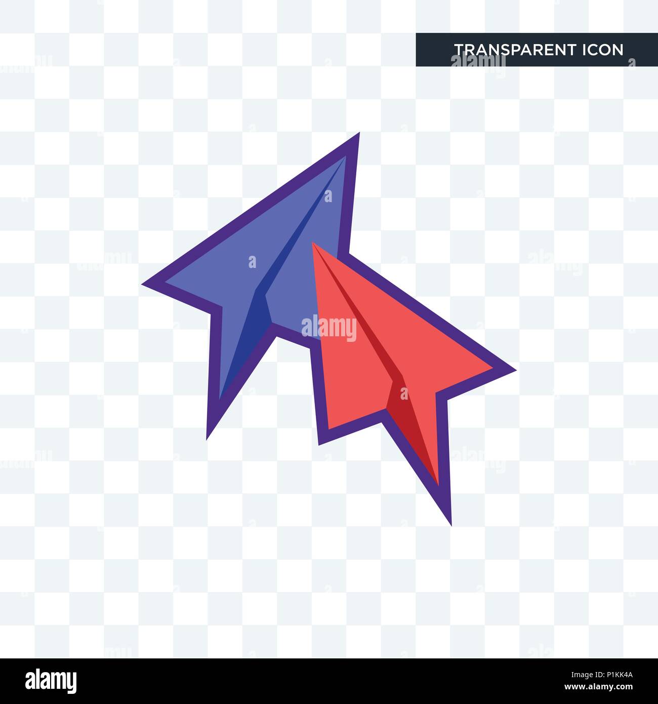 Telegram Vector Icon Isolated On Transparent Background Telegram Logo Concept Stock Vector Image Art Alamy
