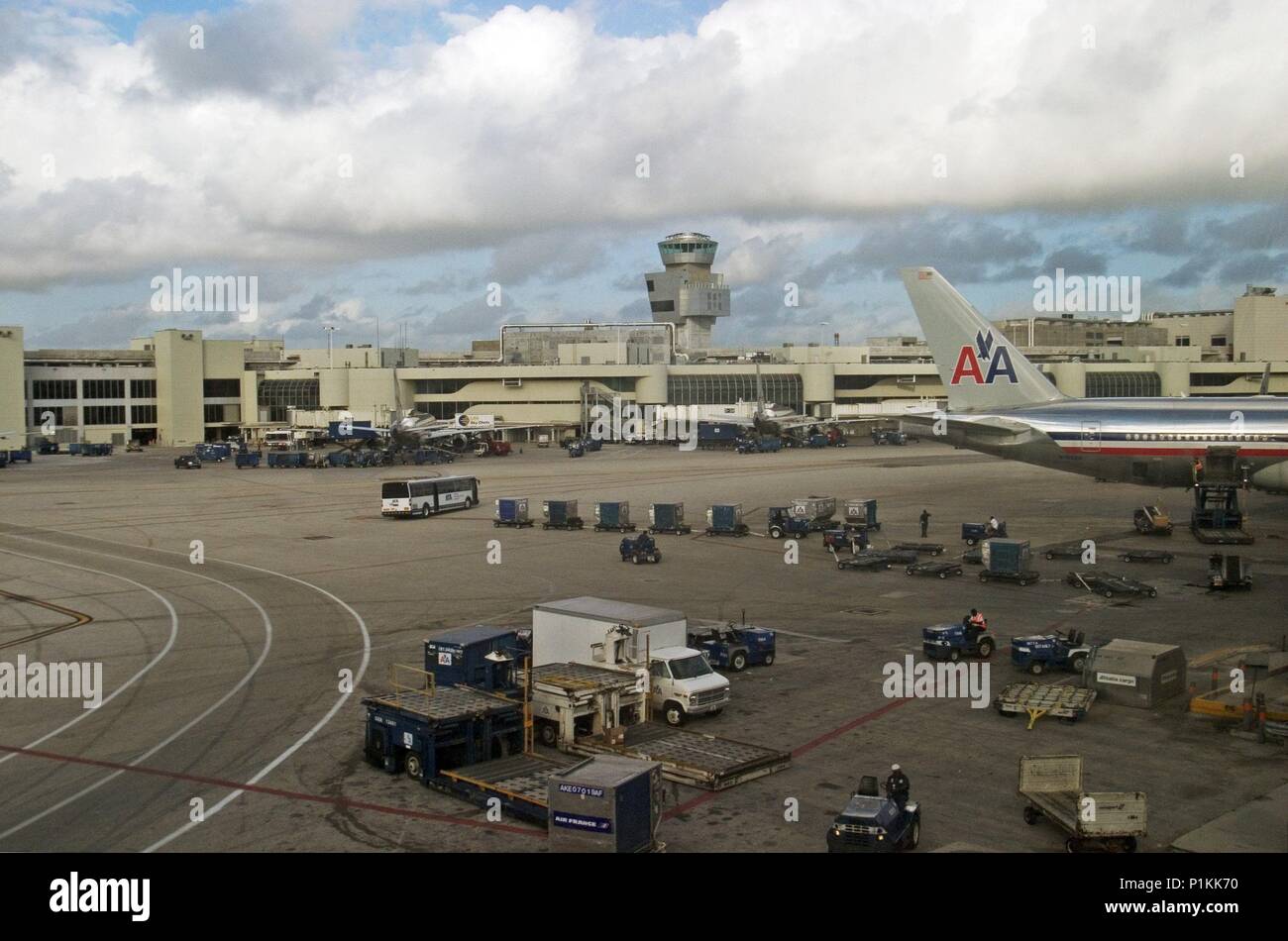 Miami; aeropuerto. Stock Photo