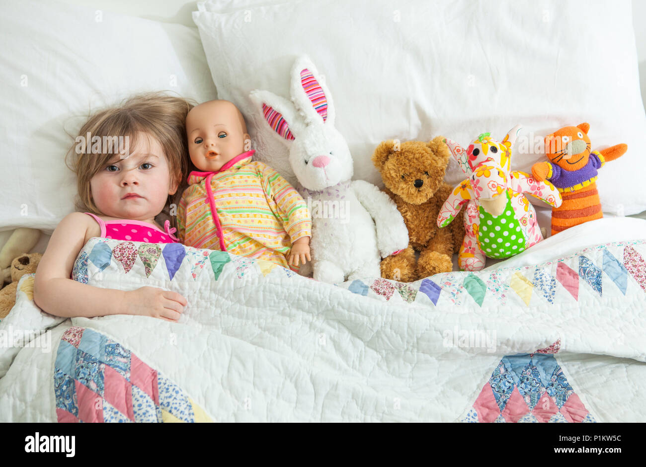 Tucked up in bed hires stock photography and images Alamy