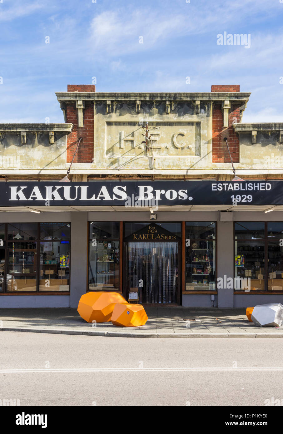 Kakulas Bros. shop on William Street, Northbridge, Perth, Western Australia, Australia Stock Photo