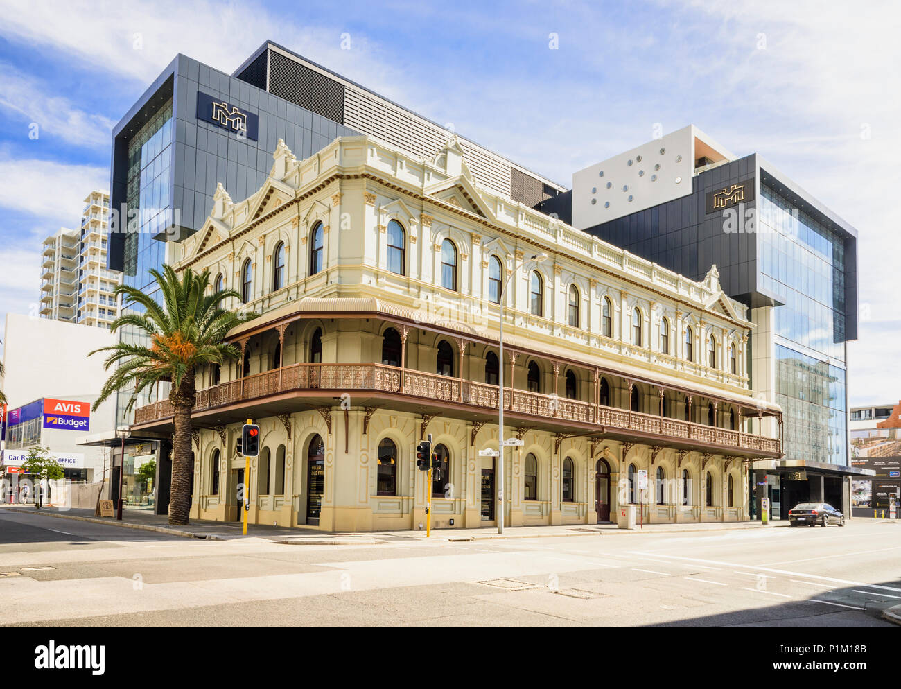 Perth's old Melbourne Hotel renovated, Milligan Sreet, Perth, Western Australia, Australia Stock Photo