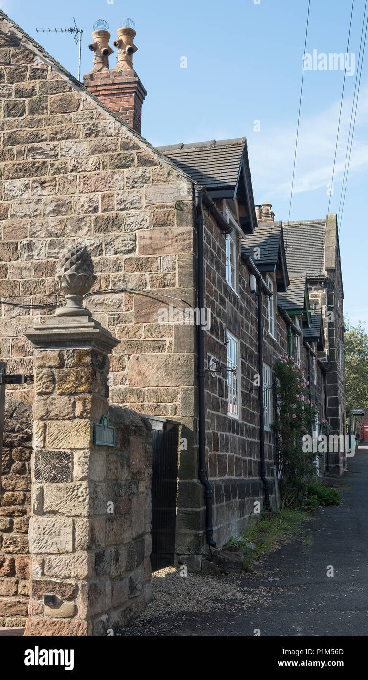 A scene from Stanton by Dale, Derbyshire, UK Stock Photo Alamy