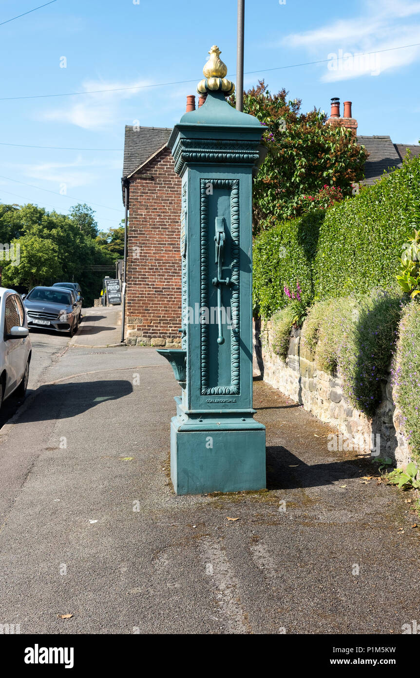 A scene from Stanton by Dale, Derbyshire, UK Stock Photo Alamy