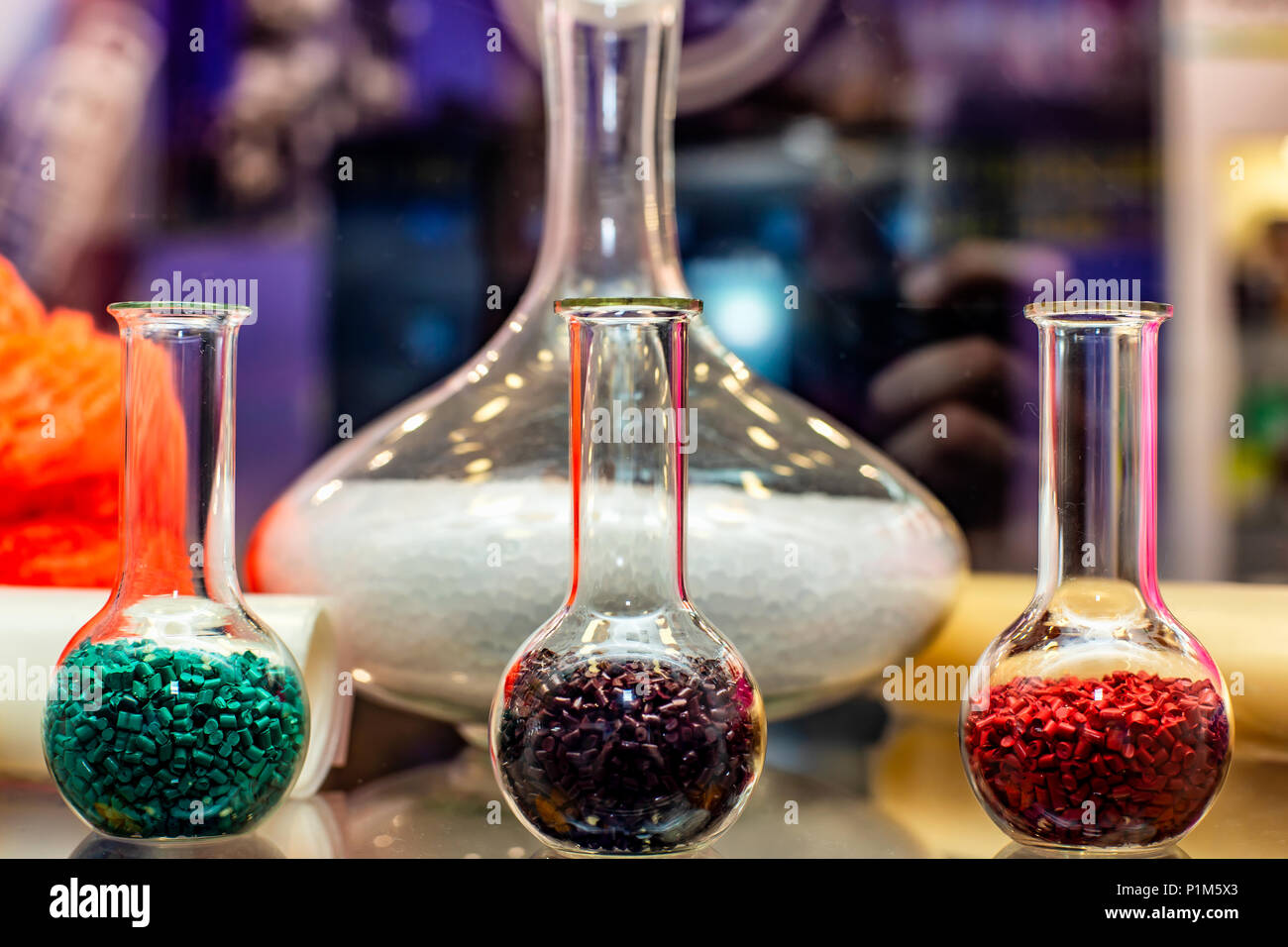 Polymeric dye. Plastic pellets. Colorant for plastics. Pigment in the