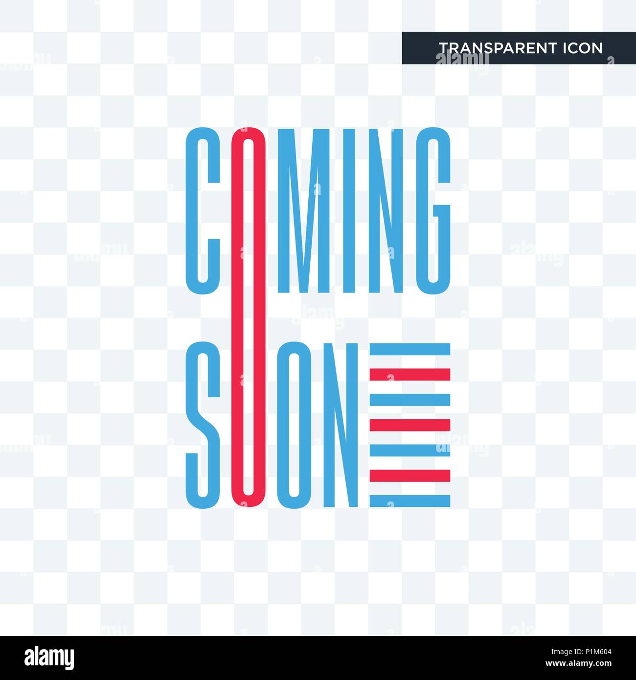 Coming Soon Vector Icon Isolated On Transparent Background Coming