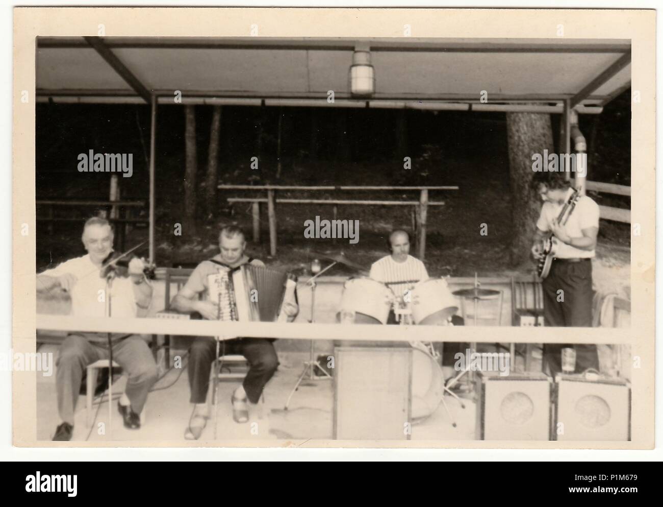 THE CZECHOSLOVAK SOCIALIST REPUBLIC - CIRCA 1970s: Retro photo shows
