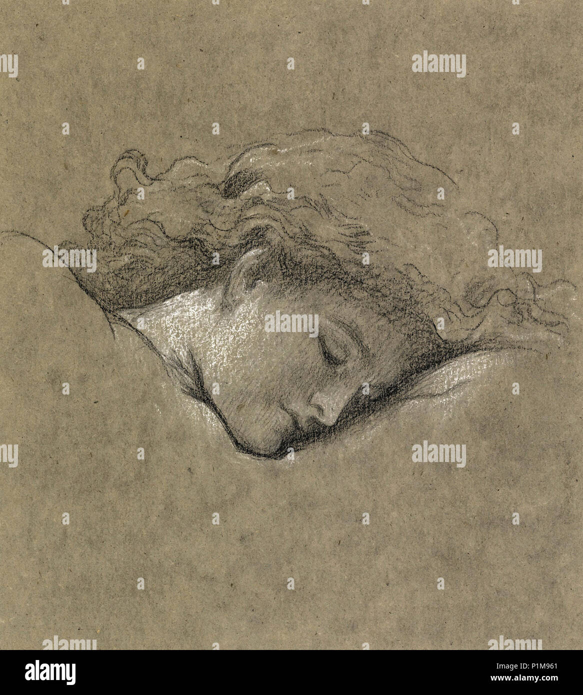 Leighton frederic flaming june 1 study stock photo alamy