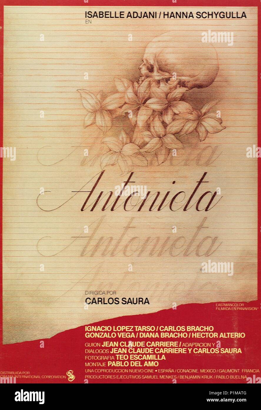 Original Film Title: ANTONIETA. English Title: ANTONIETA. Film Director ...