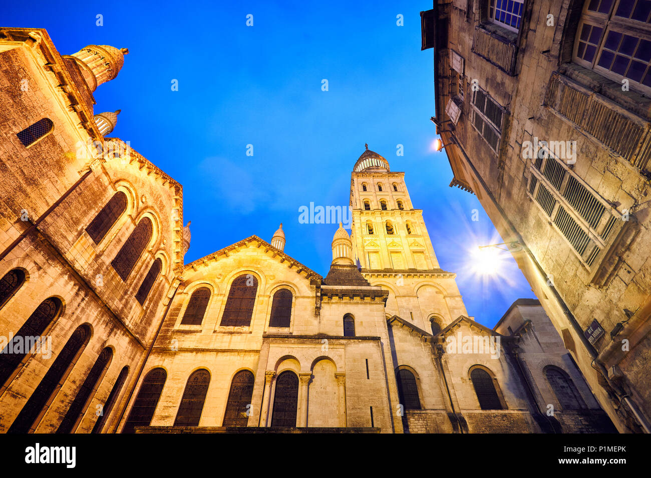 Saint Front cathedral, part of the World Heritage Sites of the Routes of Santiago de Compostela. Perigueux. Dordogne. Nouvelle-Aquitaine. France. Stock Photo