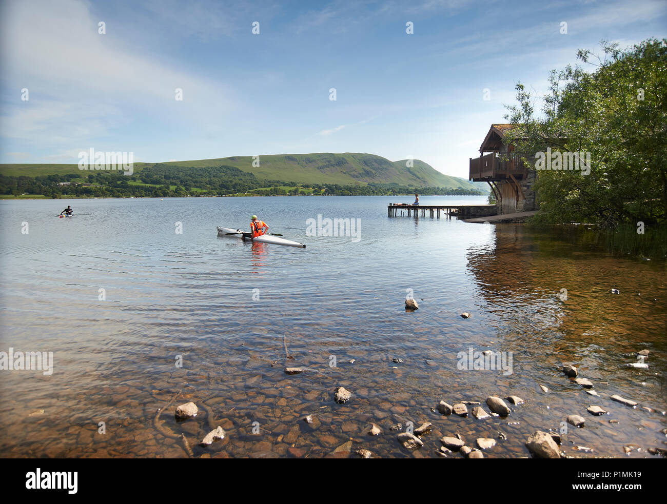 The Duke Of Portland Ullswater Boat House, Pooley Bridge, Cumbria, UK Stock Photo Alamy