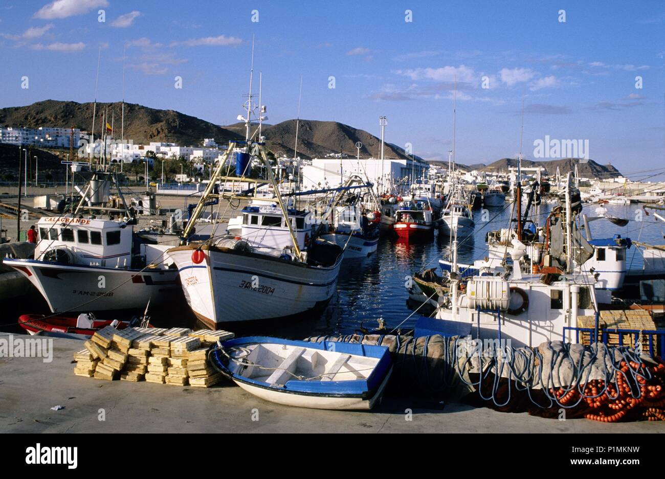 Carboneras, fisher port (east coast of Almería Stock Photo - Alamy