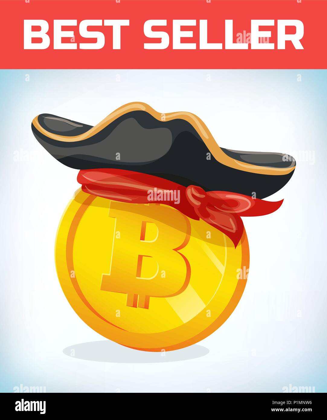 Bitcoin in pirate hat. Bitcoin. Digital currency. Crypto currency. Money  and finance symbol. Miner bit coin criptocurrency. Virtual money concept.  Cartoon Vector illustration Stock Vector Image & Art - Alamy