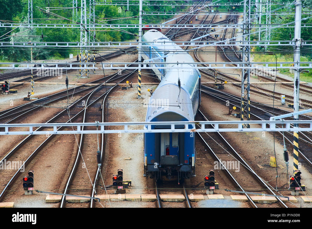 Top train departure from station hi-res stock photography and images ...
