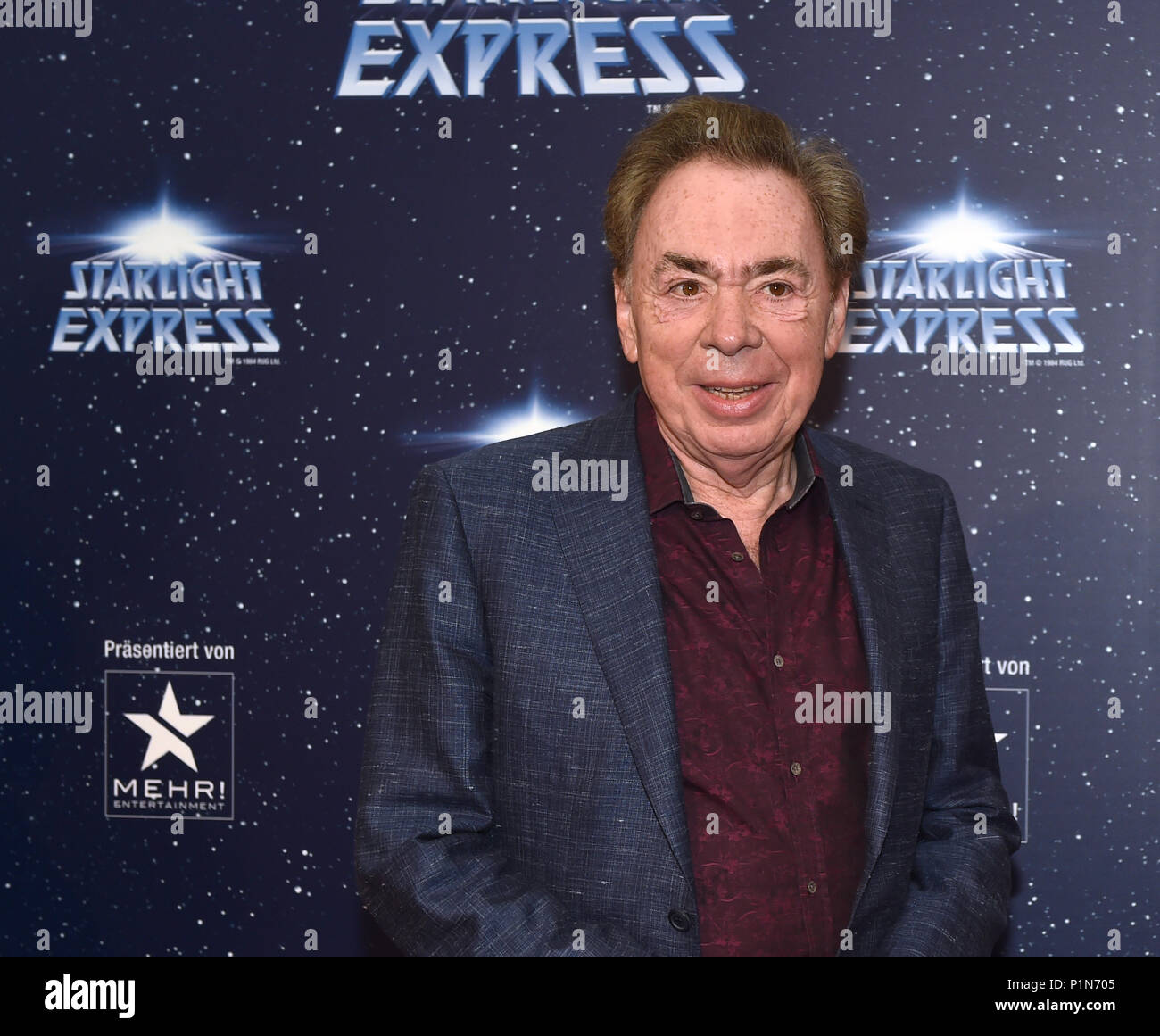 12 June 2018, Germany, Bochum: British composer Andrew Lloyd Webber ...
