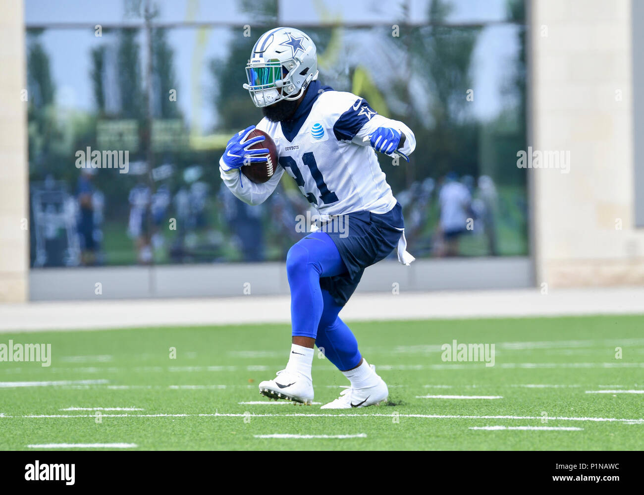 May 23, 2018: Dallas Cowboys running back Ezekiel Elliott #21 during  Organized Team Activities at The Star in Frisco, TX Albert Pena/CSM Stock  Photo - Alamy