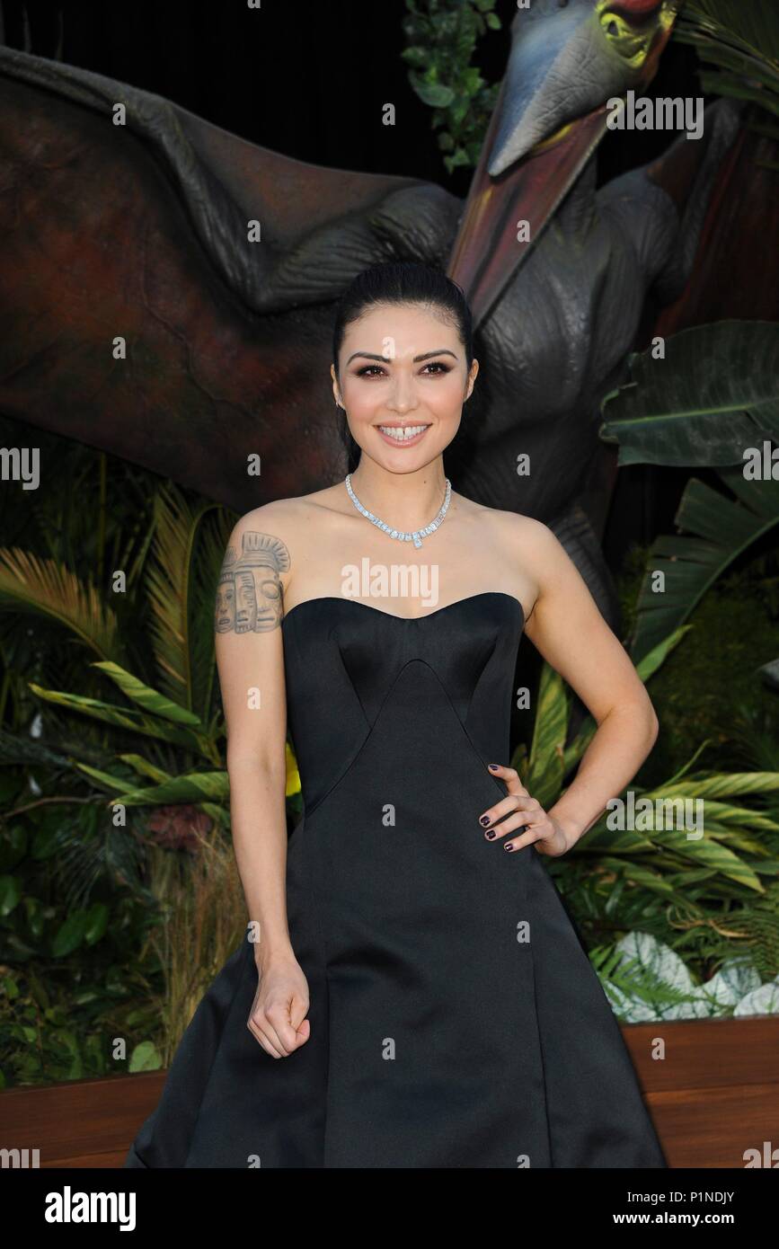 Los Angeles, CA, USA. 12th June, 2018. Daniella Pineda at arrivals for JURASSIC WORLD: FALLEN KINGDOM Premiere, Walt Disney Concert Hall, Los Angeles, CA June 12, 2018. Credit: Elizabeth Goodenough/Everett Collection/Alamy Live News Stock Photo