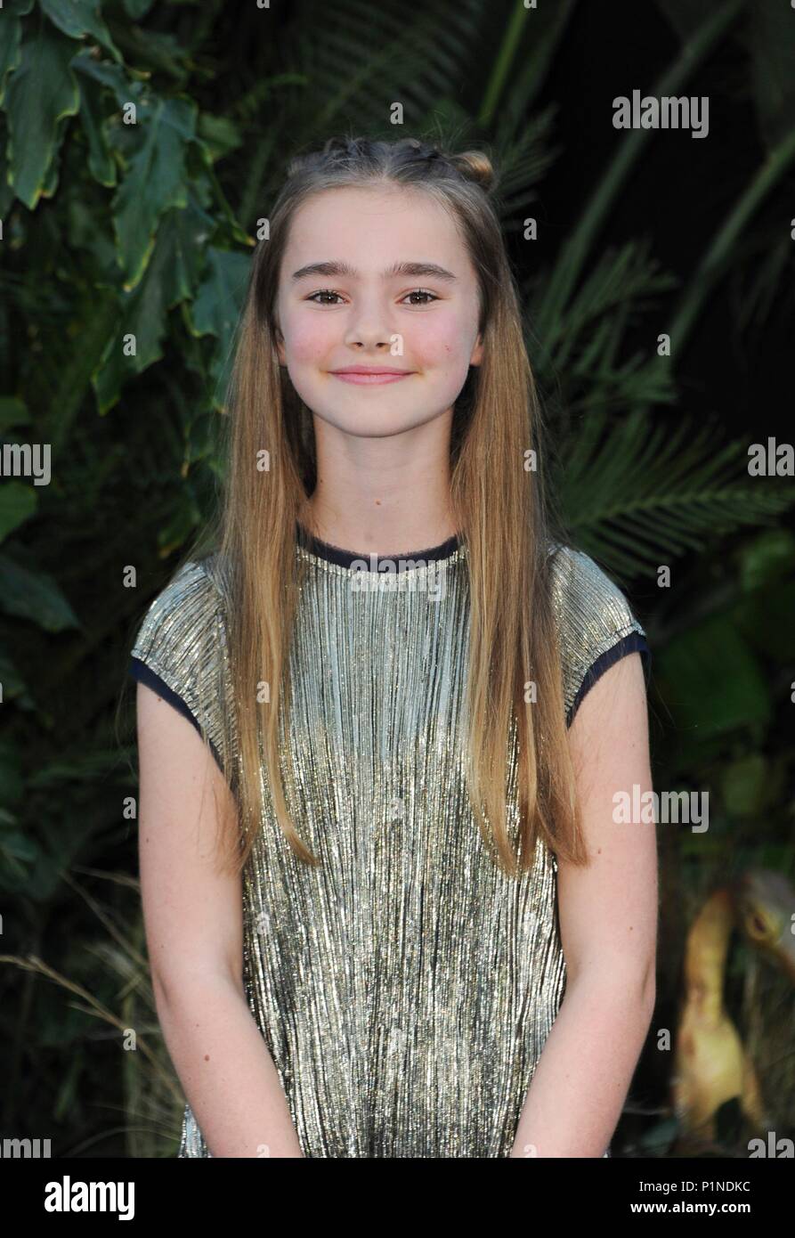 Los Angeles, CA, USA. 12th June, 2018. Isabella Shermon at arrivals for JURASSIC WORLD: FALLEN KINGDOM Premiere, Walt Disney Concert Hall, Los Angeles, CA June 12, 2018. Credit: Elizabeth Goodenough/Everett Collection/Alamy Live News Stock Photo