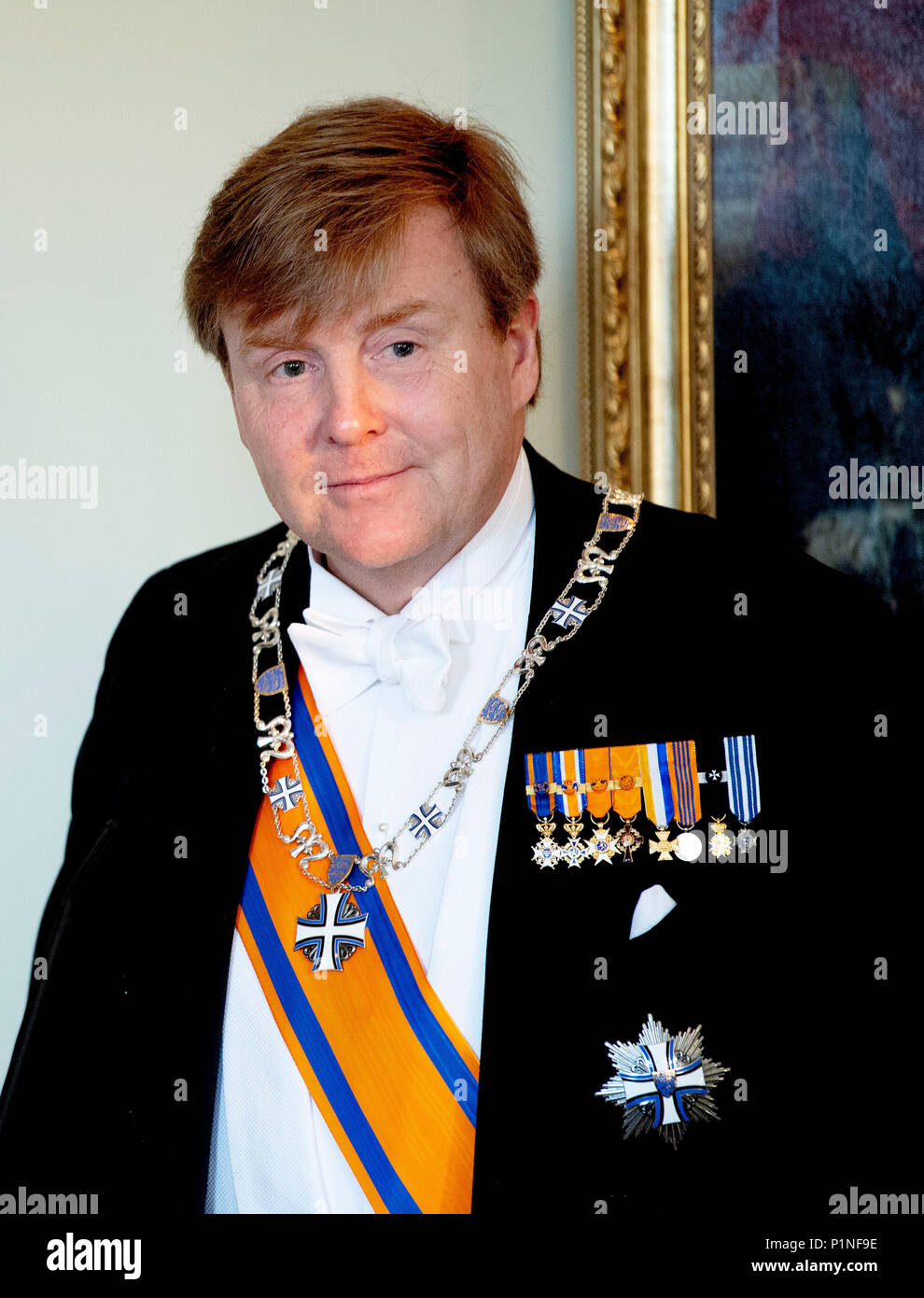 Keila, Estonia. 12th June, 2018. King Willem-Alexander of ...