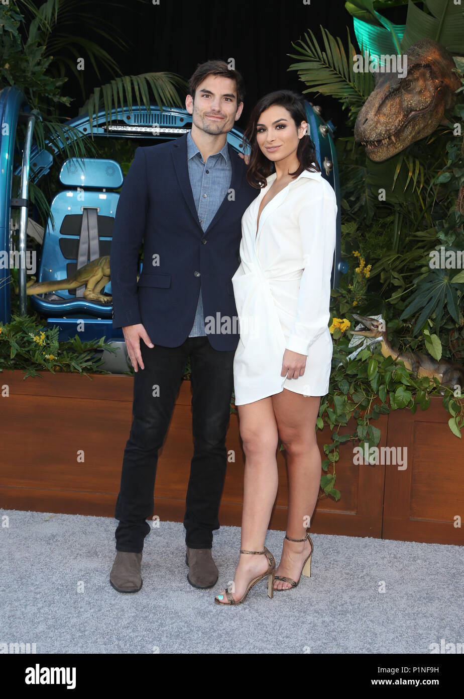 LOS ANGELES, CA - JUNE 12: Jared Haibon, Ashley Iaconetti, at Jurassic