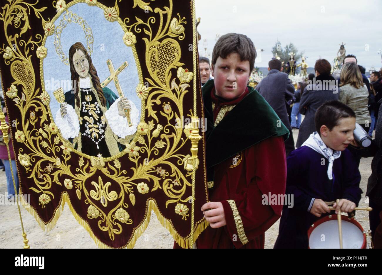 Tobarra; holy week procession. Stock Photo