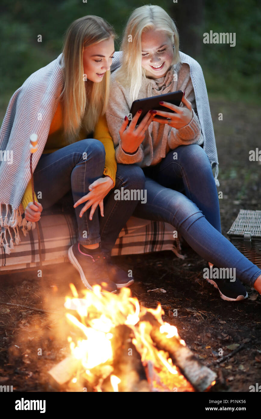 Women in the forest Stock Photo - Alamy