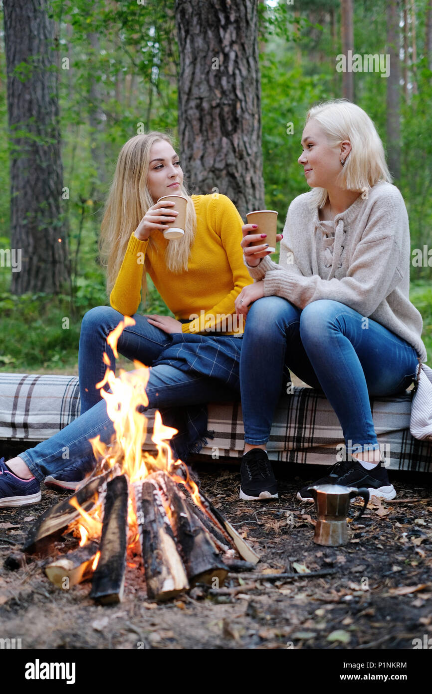 Women in the forest Stock Photo - Alamy