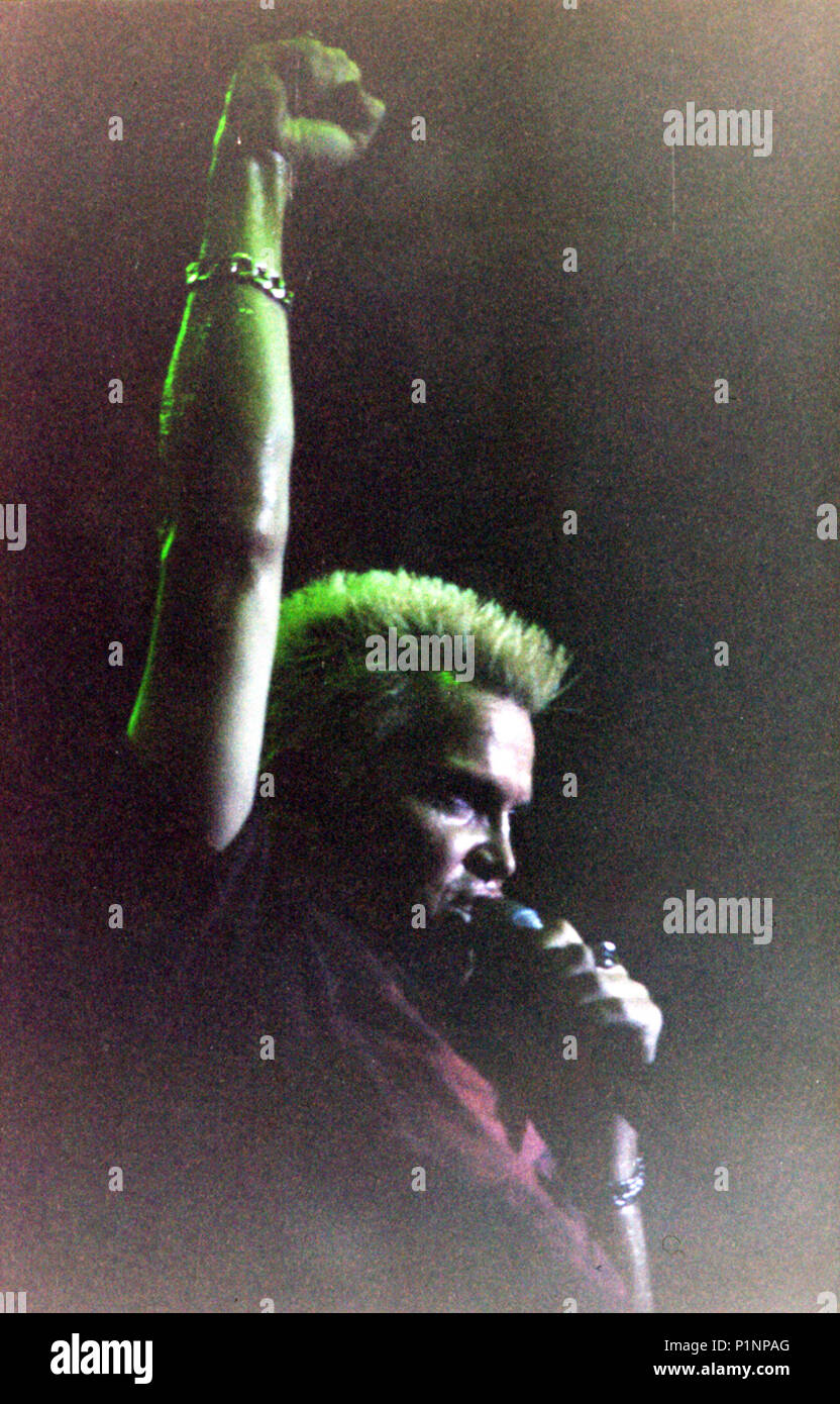 ATLANTA, GA - July 5: Billy Idol performs at The Tabernacle in Atlanta, Georgia on July 5, 2001. CREDIT: Chris McKay / MediaPunch Stock Photo