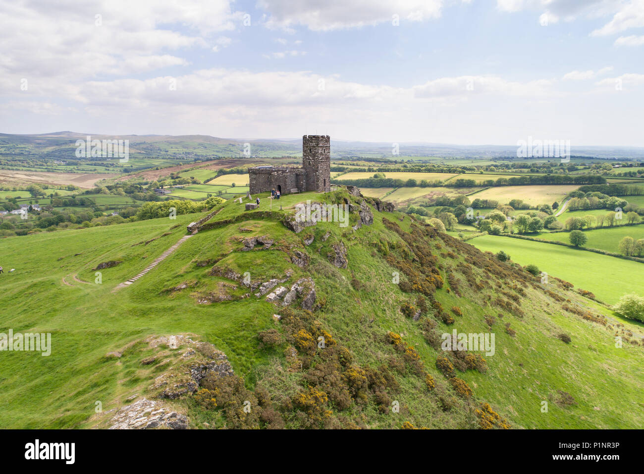 brentor and the 13th century church of St Michael de Rupe in the ...