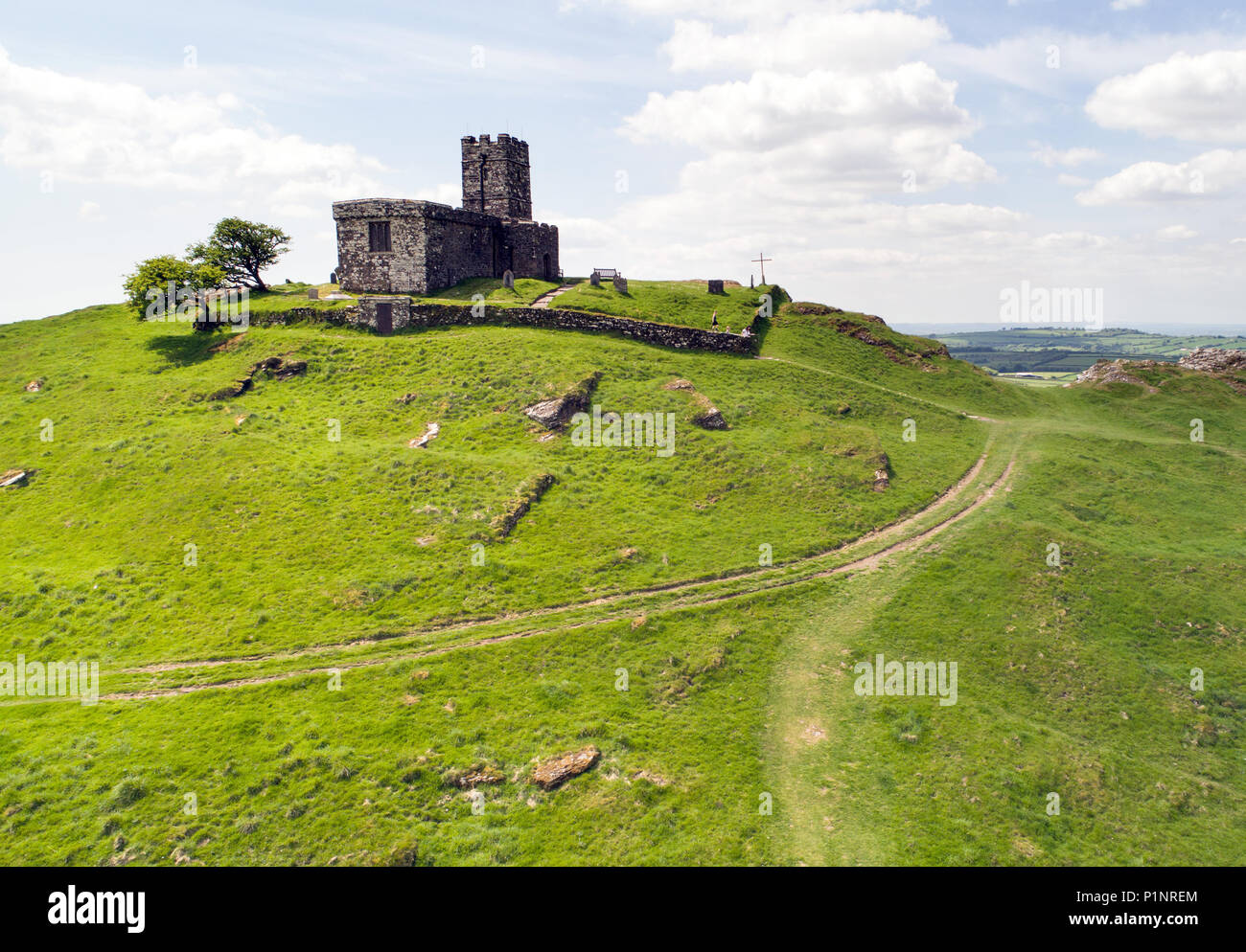 brentor and the 13th century church of St Michael de Rupe in the ...