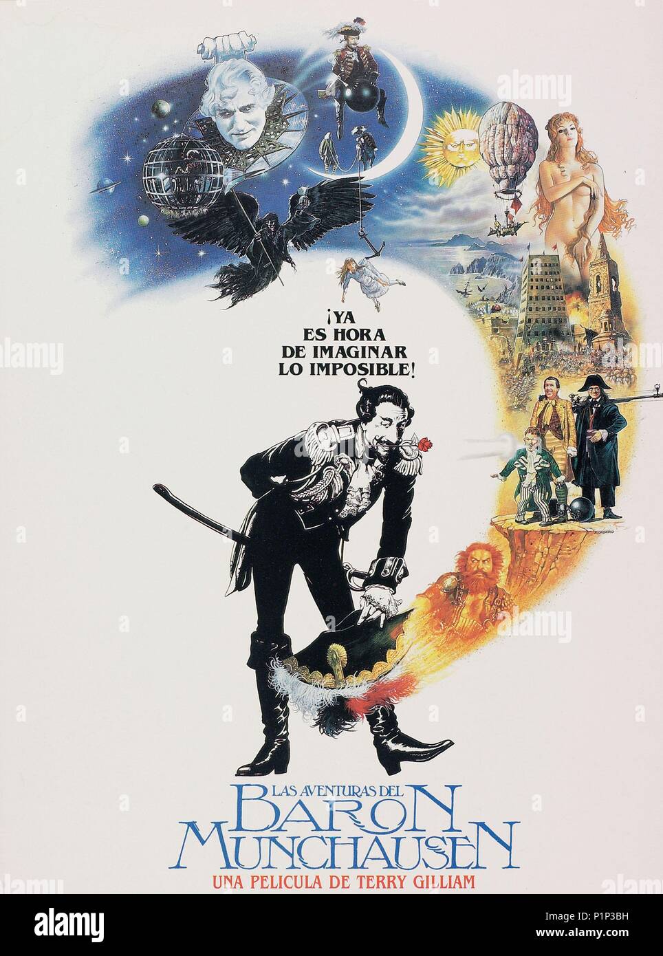 Original Film Title: THE ADVENTURES OF BARON MUNCHAUSEN. English Title: THE ADVENTURES OF BARON MUNCHAUSEN. Film Director: TERRY GILLIAM. Year: 1988. Credit: COLUMBIA PICTURES / Album Stock Photo