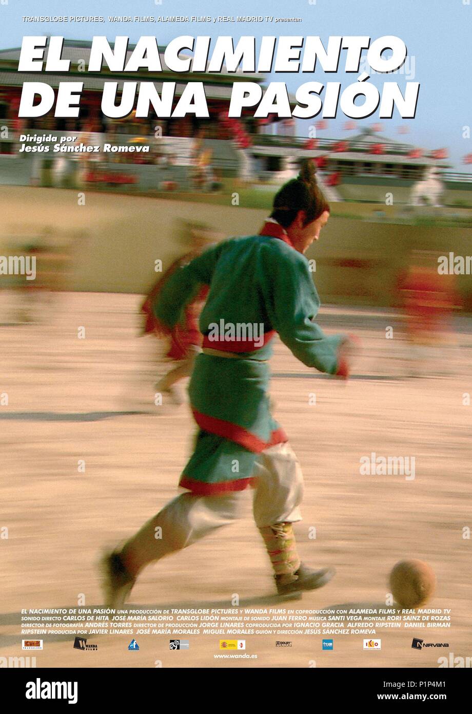 Original Film Title: FUTBOL, EL NACIMIENTO DE UNA PASION.  English Title: FUTBOL, EL NACIMIENTO DE UNA PASION.  Film Director: JESUS SANCHEZ ROMEVA.  Year: 2005. Credit: ALAMEDA FILMS/REAL MADRID TV/TRANSGLOBE PICTURES/WANDA FILMS / Album Stock Photo