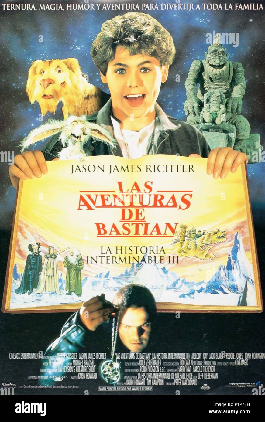 Film poster film title the neverending story iii hires stock
