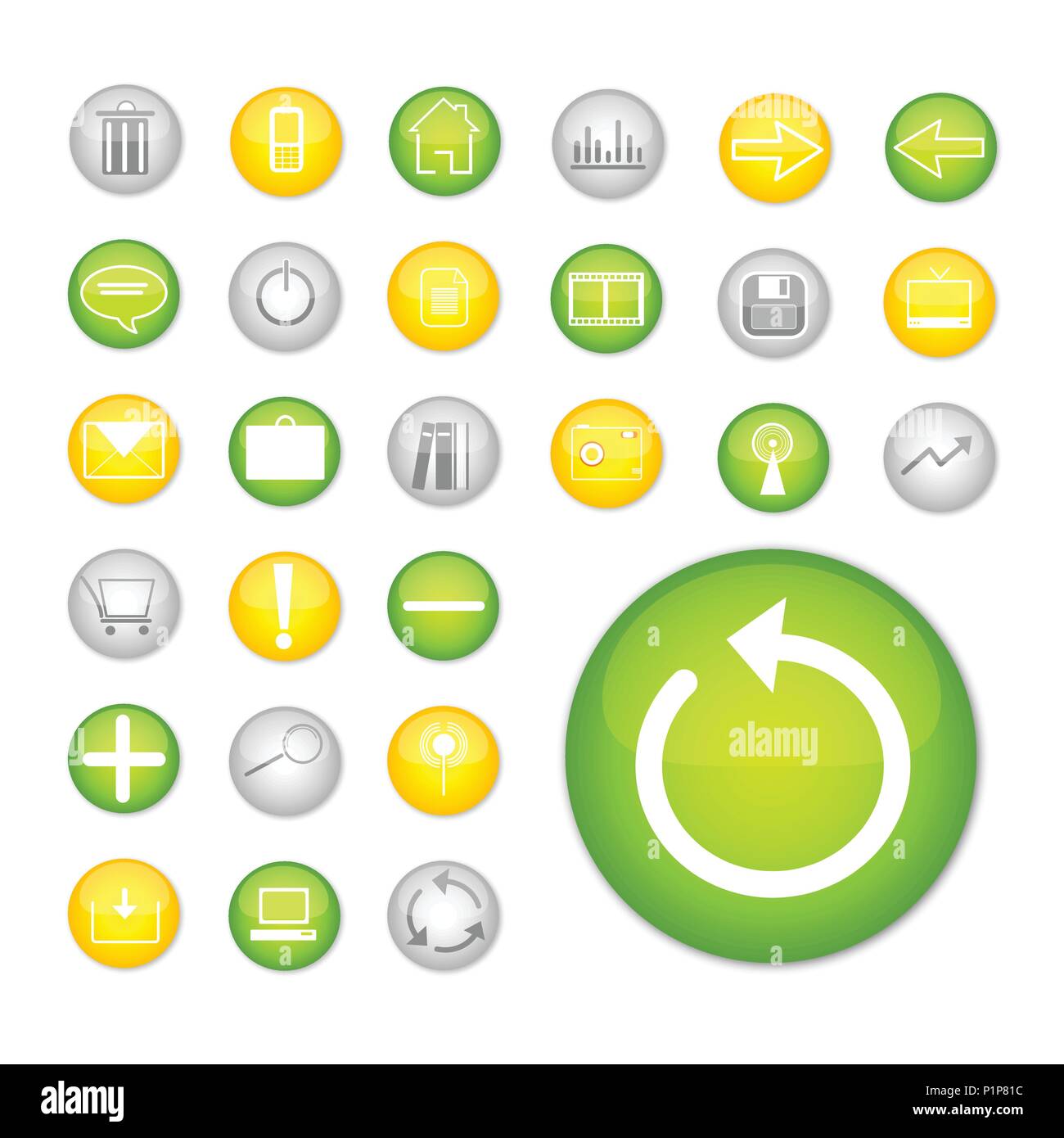 Web icons Stock Vector