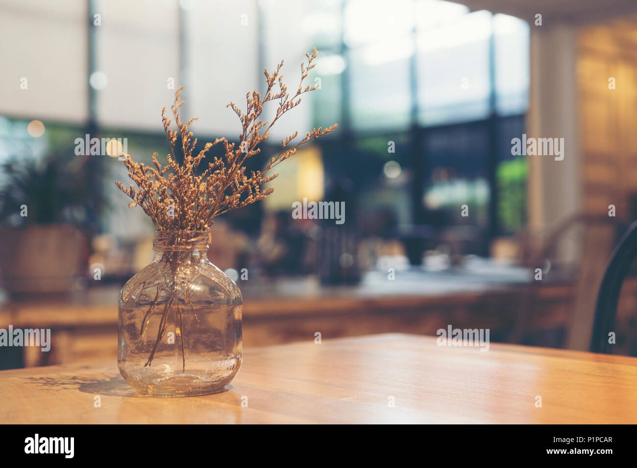 Dried Flowers in Jar Stock Photo Alamy