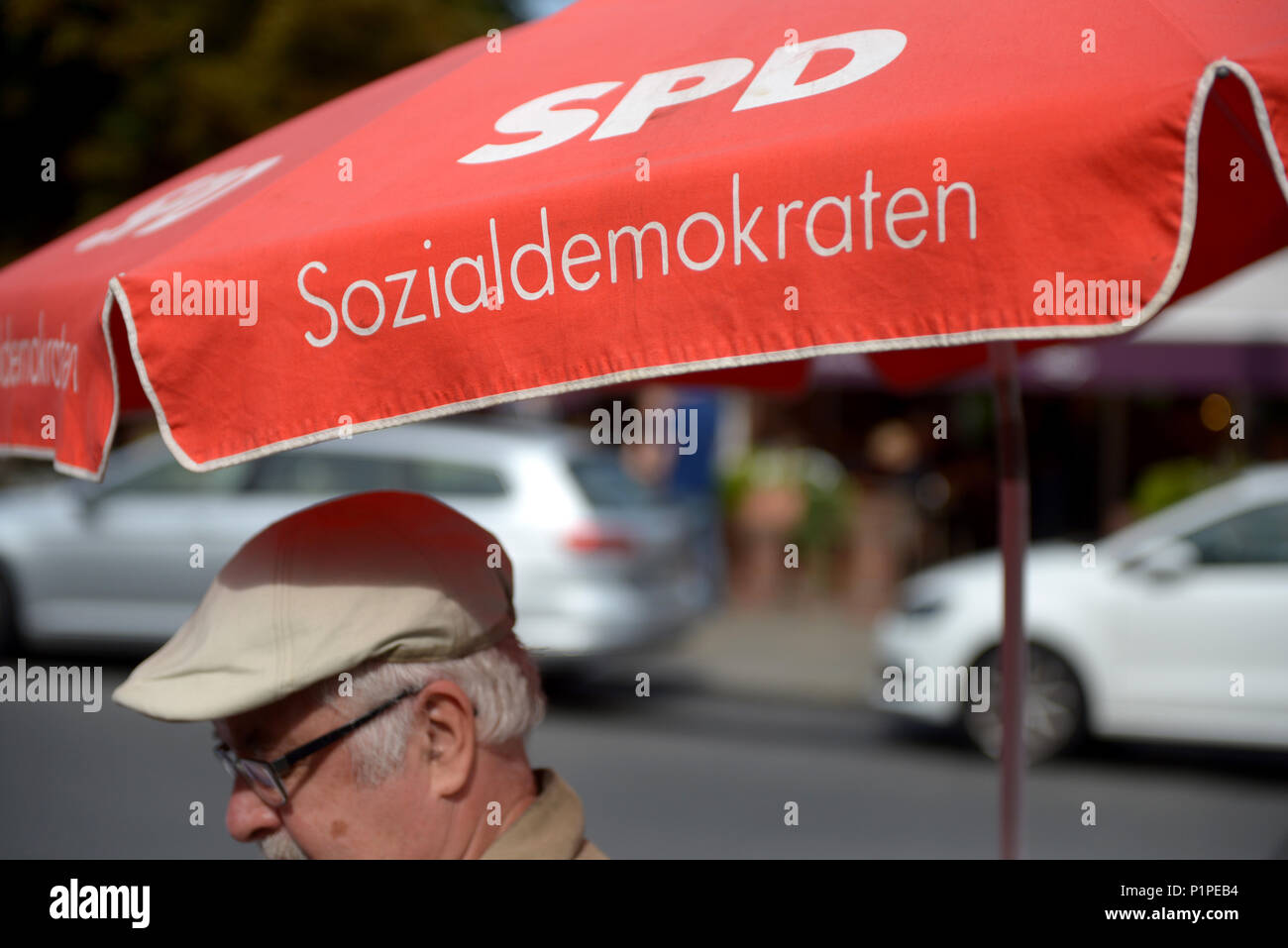 Berlin, Germany, SPD election campaign Stock Photo