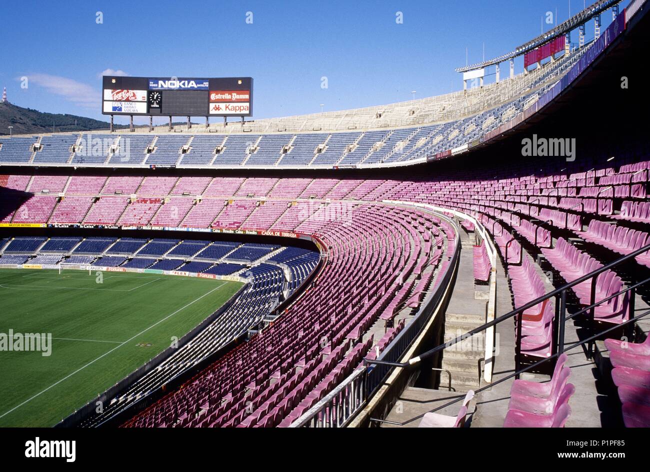 Estadio del / Camp Nou football stadium. Stock Photo