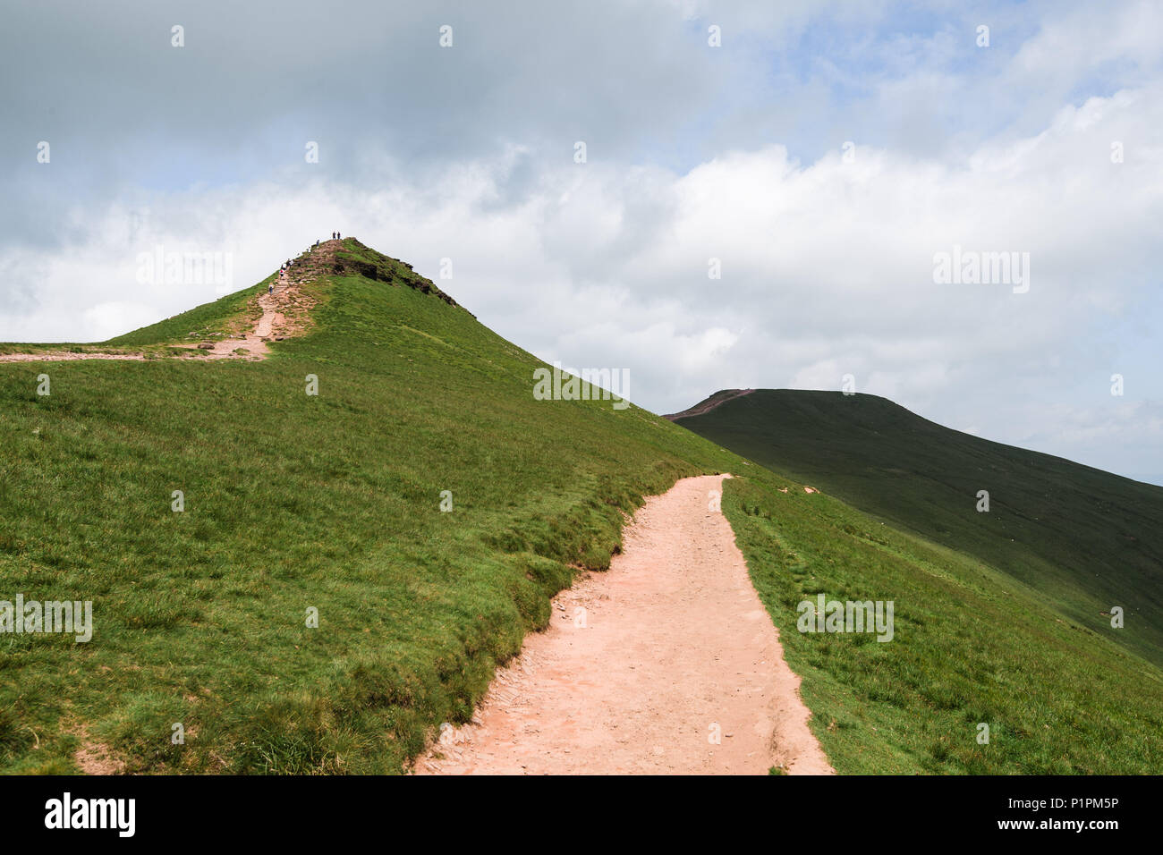 Pen Y Fan - the tallest mountain in the UK south of Snowdonia. Wales, UK. Stock Photo