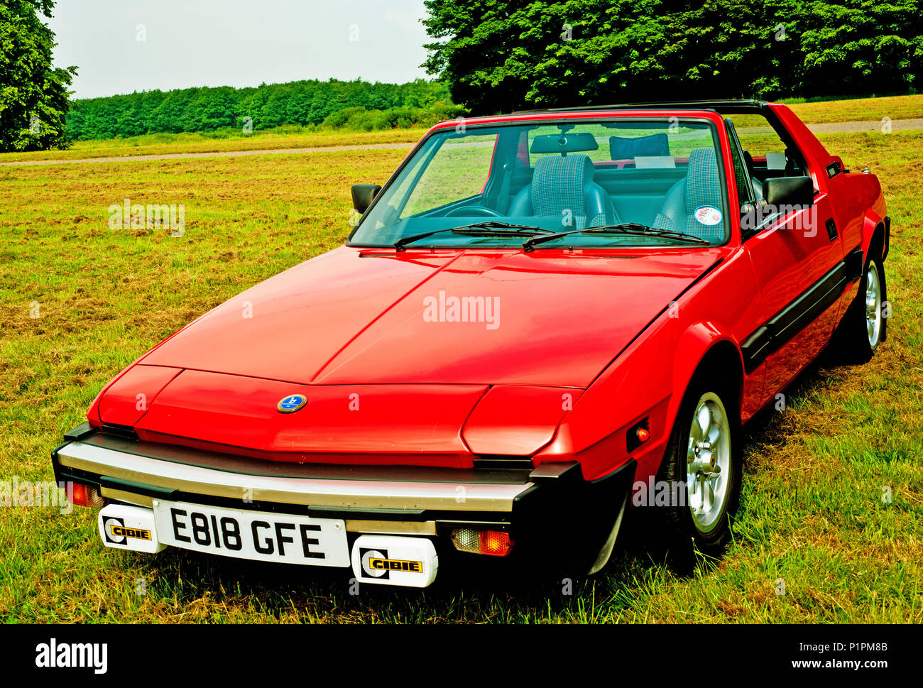 Fiat X19 at Classic car show Wynyard Hall North England Stock Photo