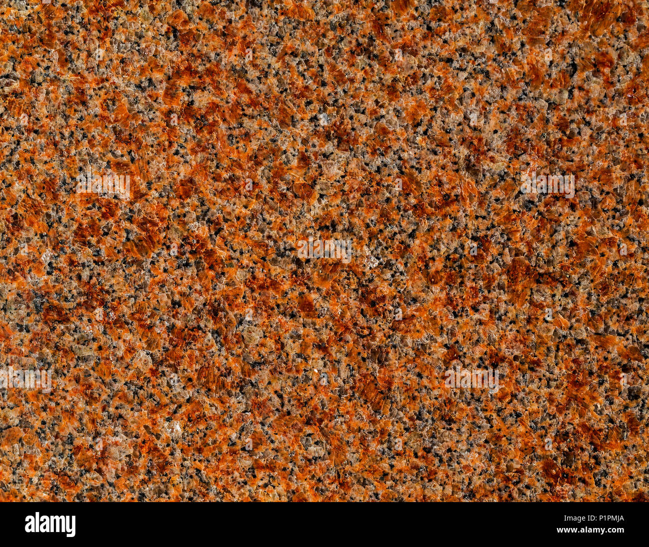 Granite surface; Stanstead, Quebec, Canada Stock Photo