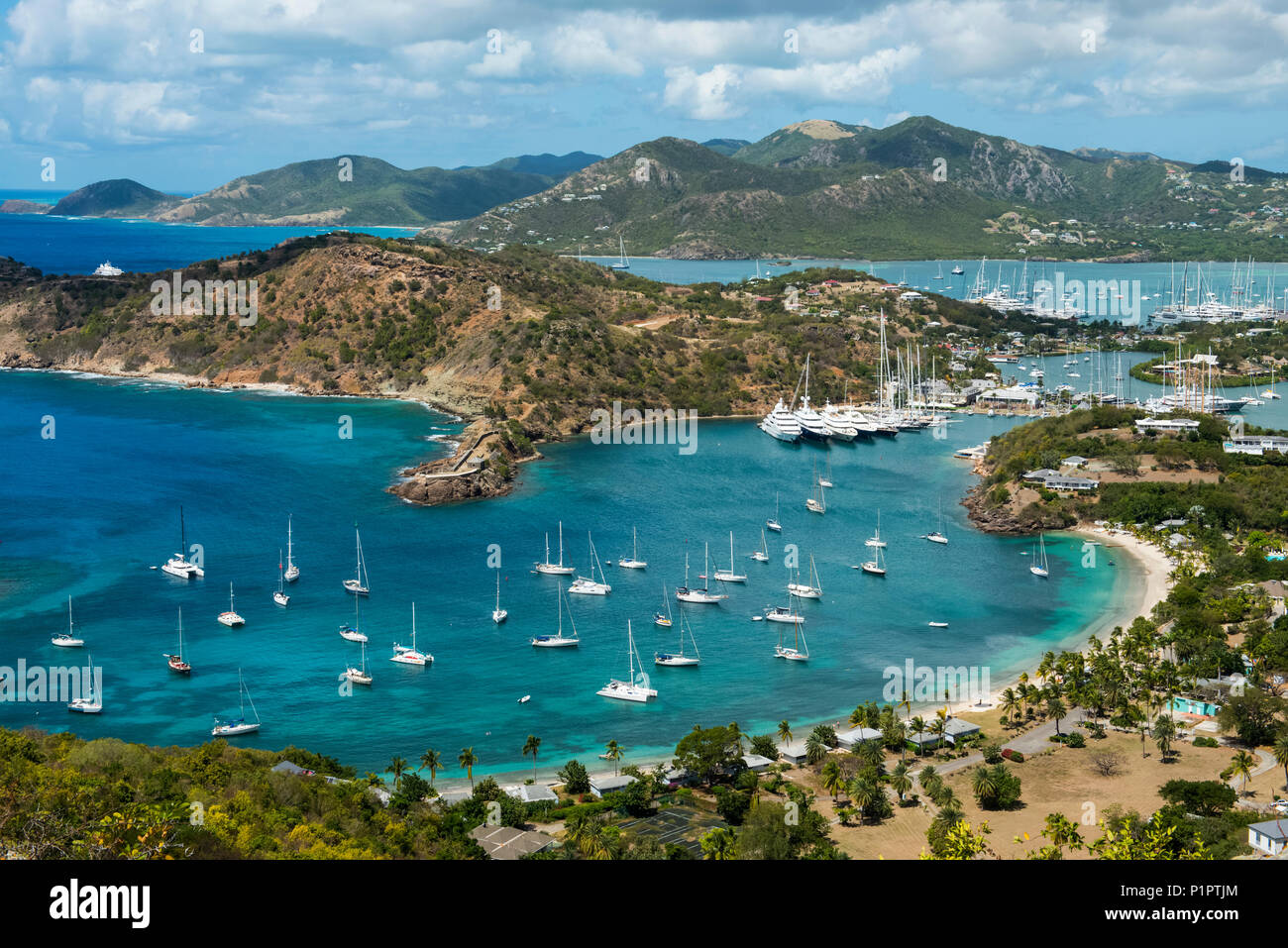 English Harbour; Shirley Heights, Antigua and Barbuda Stock Photo Alamy
