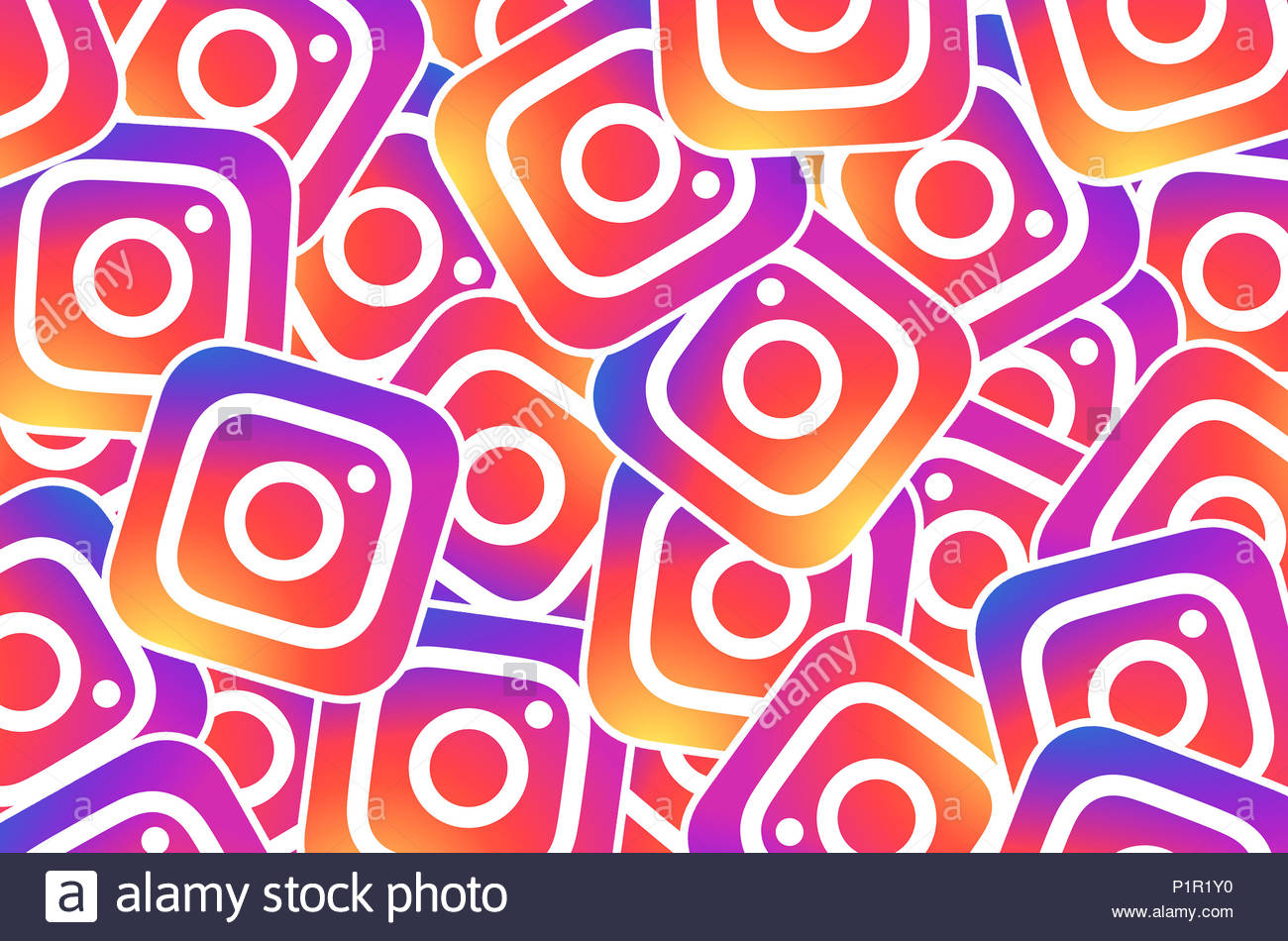Instagram Logo Stock Photo Alamy