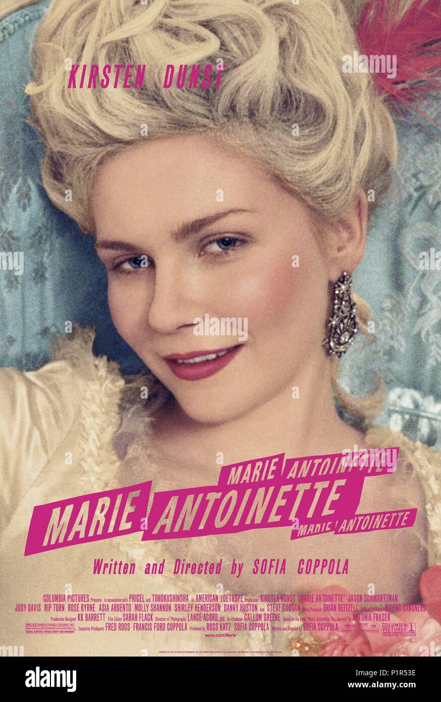Original Film Title: MARIE ANTOINETTE. English Title: MARIE