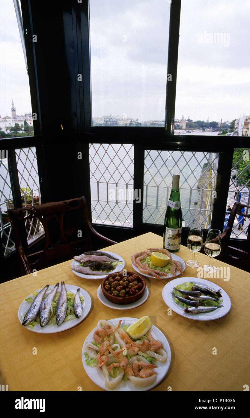 Triana seville restaurants hi-res stock photography and images - Alamy
