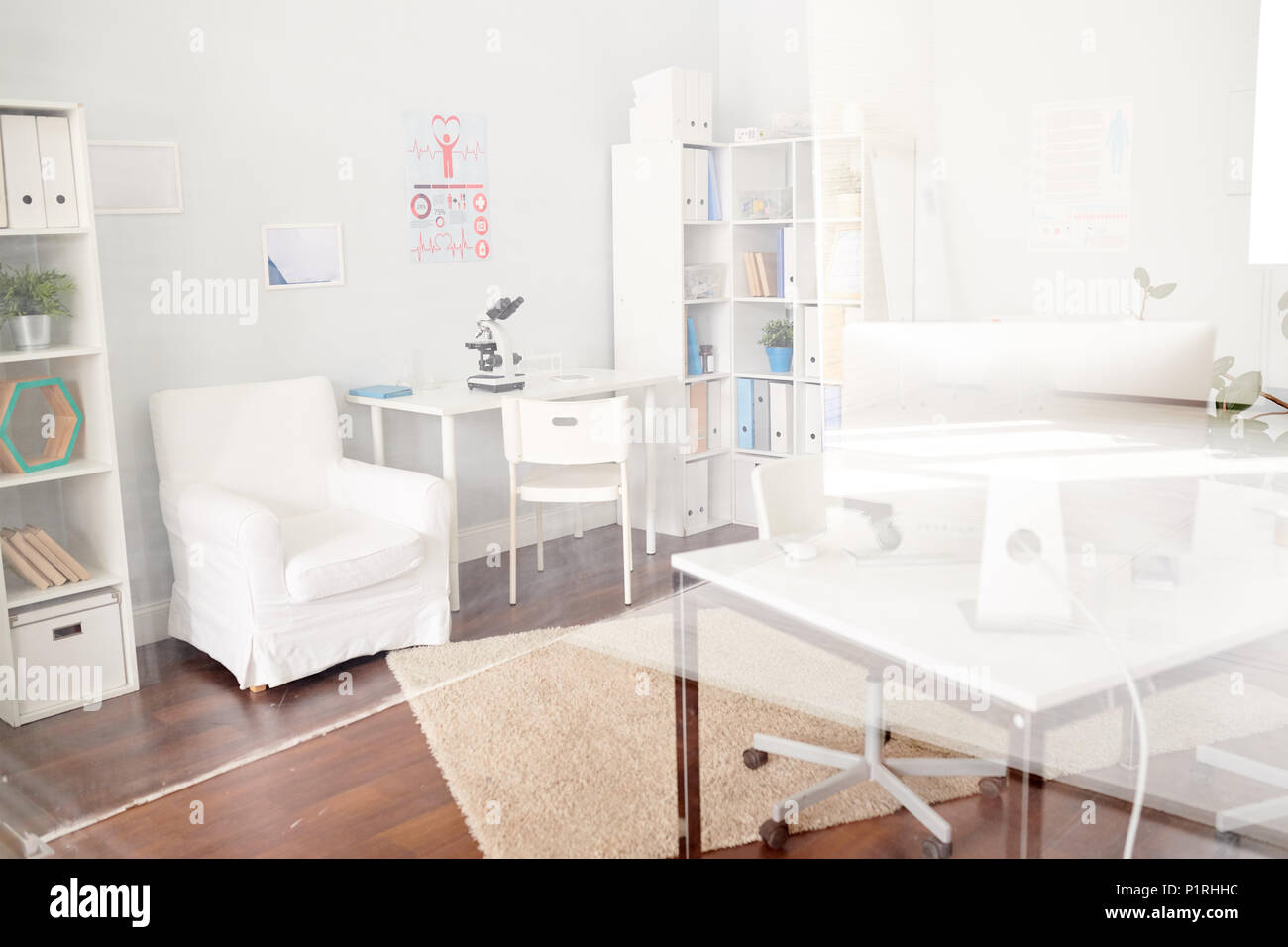Interior of Doctors Office in Clinic Stock Photo - Alamy