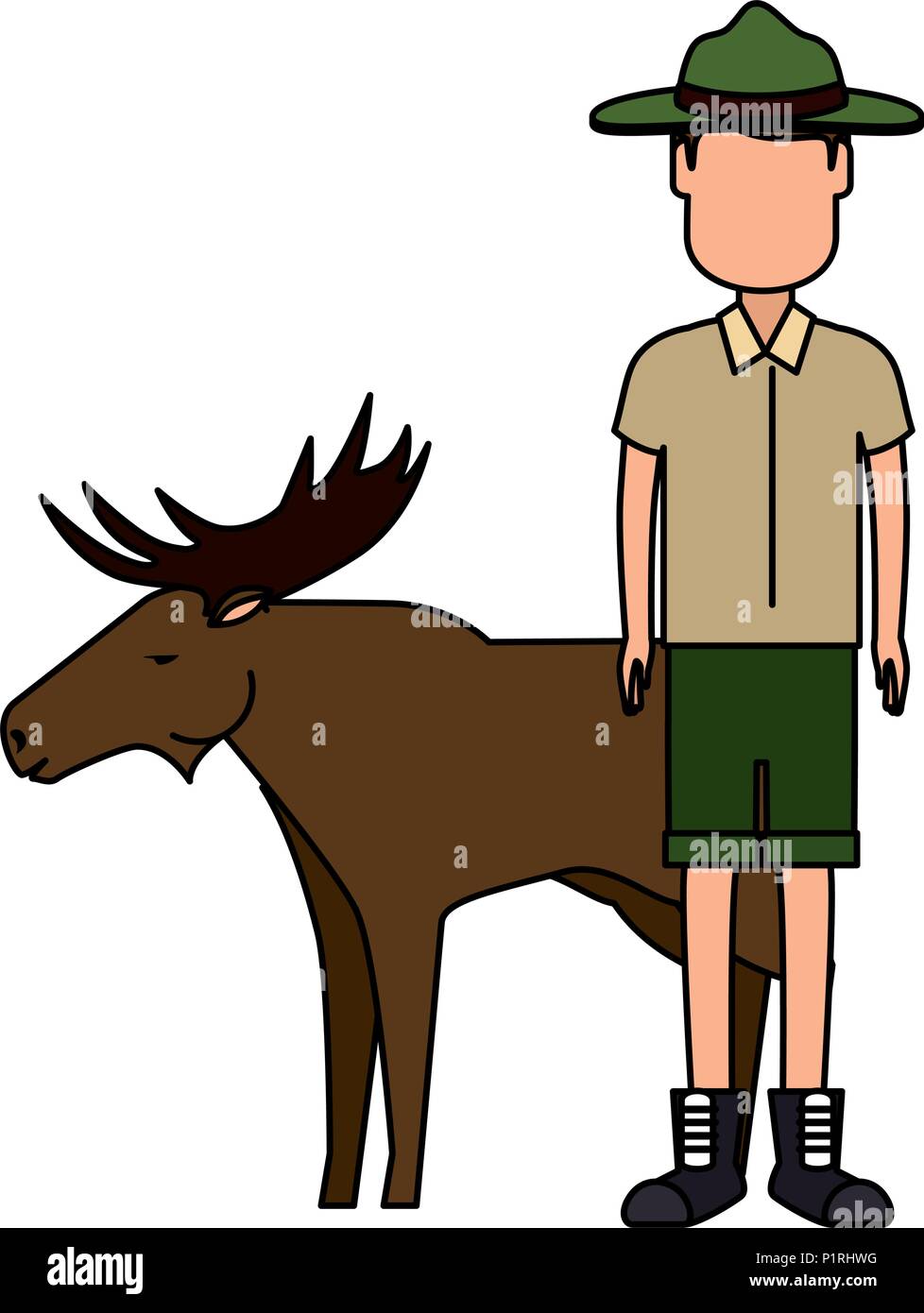 Deer law Stock Vector Images - Alamy