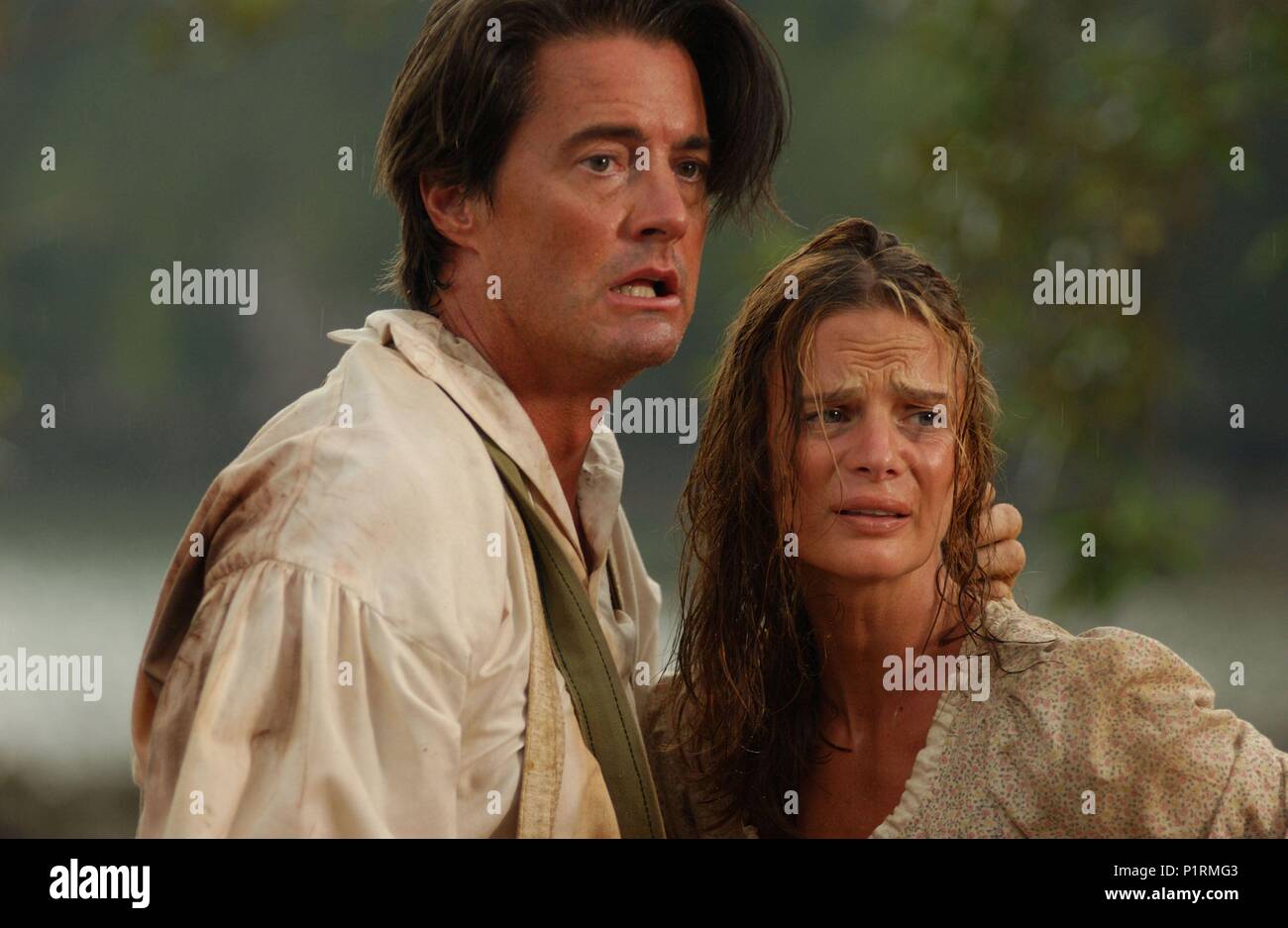 Original Film Title: MYSTERIOUS ISLAND.  English Title: MYSTERIOUS ISLAND.  Film Director: RUSSELL MULCAHY.  Year: 2005.  Stars: KYLE MACLACHLAN; GABRIELLE ANWAR. Credit: LIVING FILMS/SILVERSTAR LTD. / Album Stock Photo