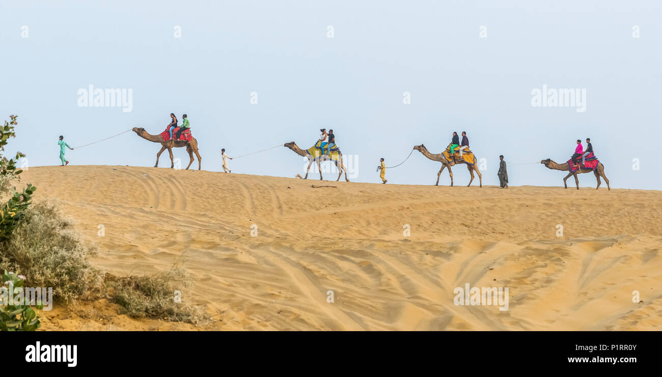 Camel safari and people and guide hi-res stock photography and images ...