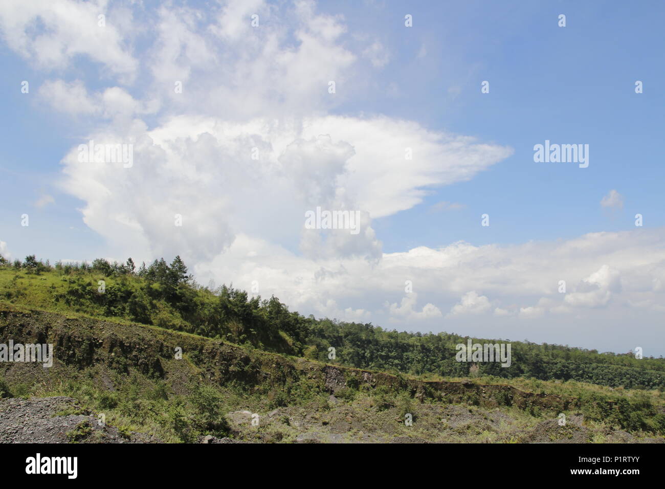 Crater of mount merapi hi-res stock photography and images - Alamy